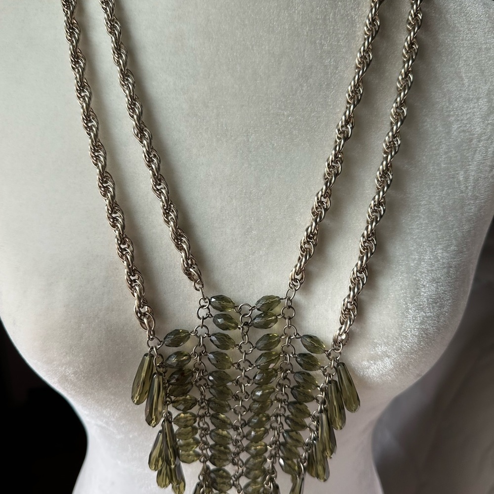 Talbots Chunky & Stylish Long Statement Necklace … - image 6